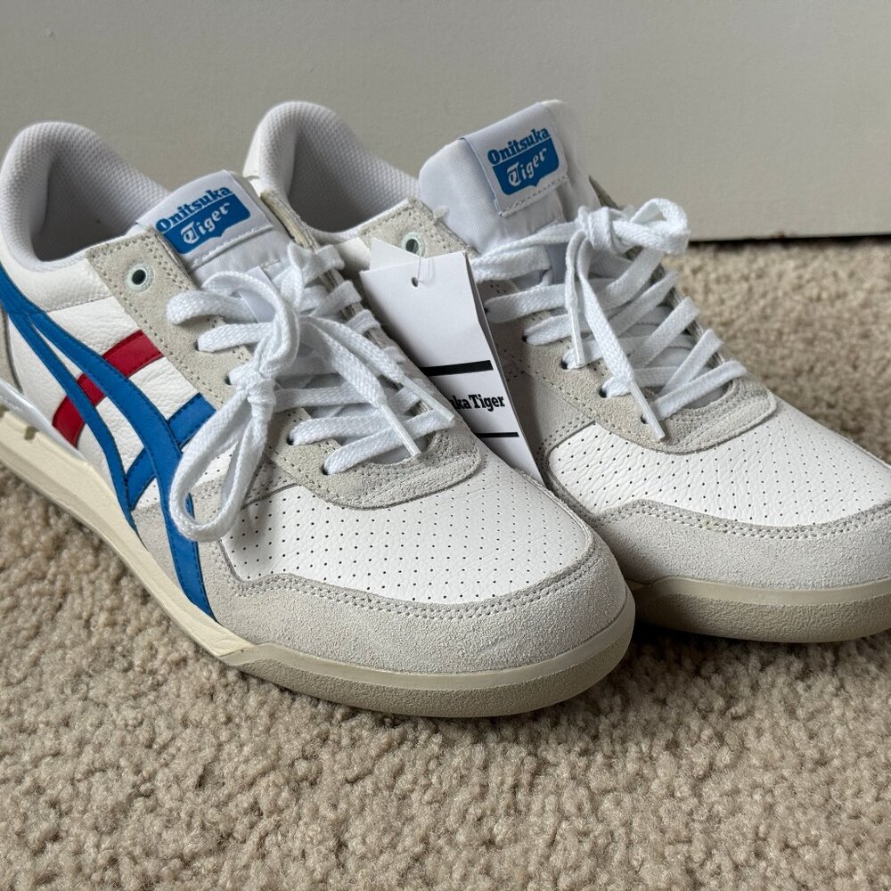 Onitsuka Tiger Ultimate 81 EX – White/Directoire Blue – NWT – Men’s US 11 / EU 4